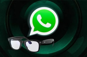 اسکرین شات‌هایی از نحوه اتصال عینک Ray-Ban Stories به واتس‌اپ